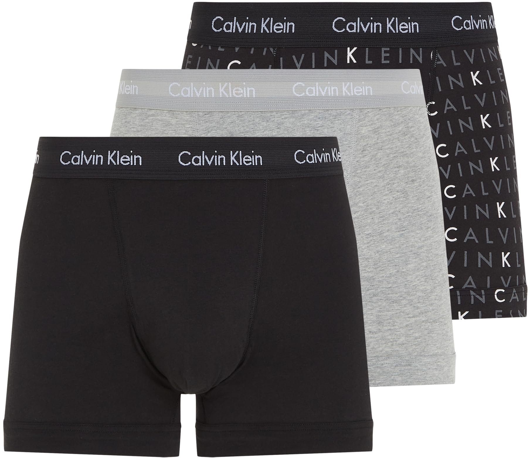 Calvin Klein Men's Boxer Briefs Pack of 3 Trunks Underwear