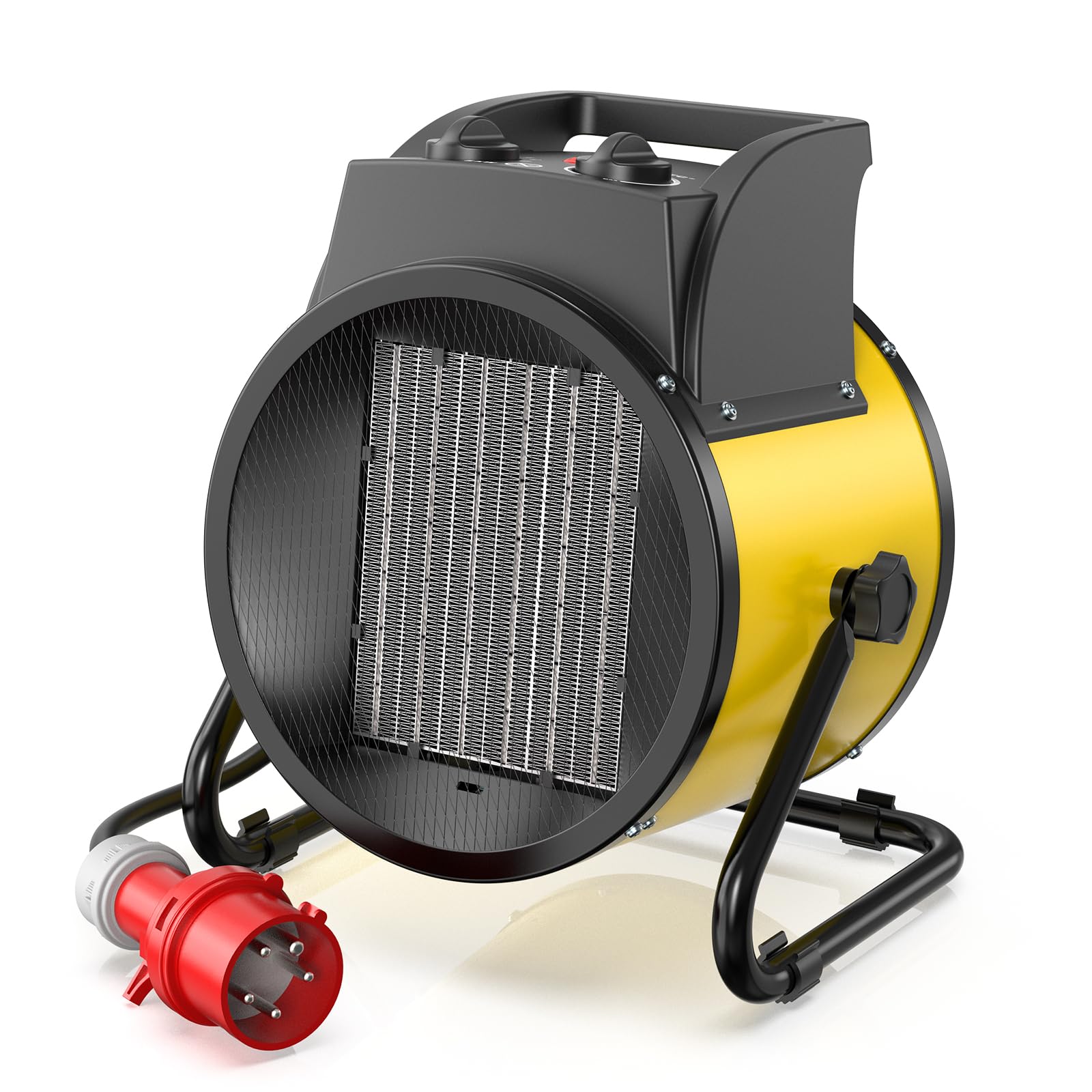 Ceramic Heater 2000W - Low Consumption - Portable Electric Radiator - Fast Heating in 3 s - Suitable for Homes, Bathrooms and Construction Sites