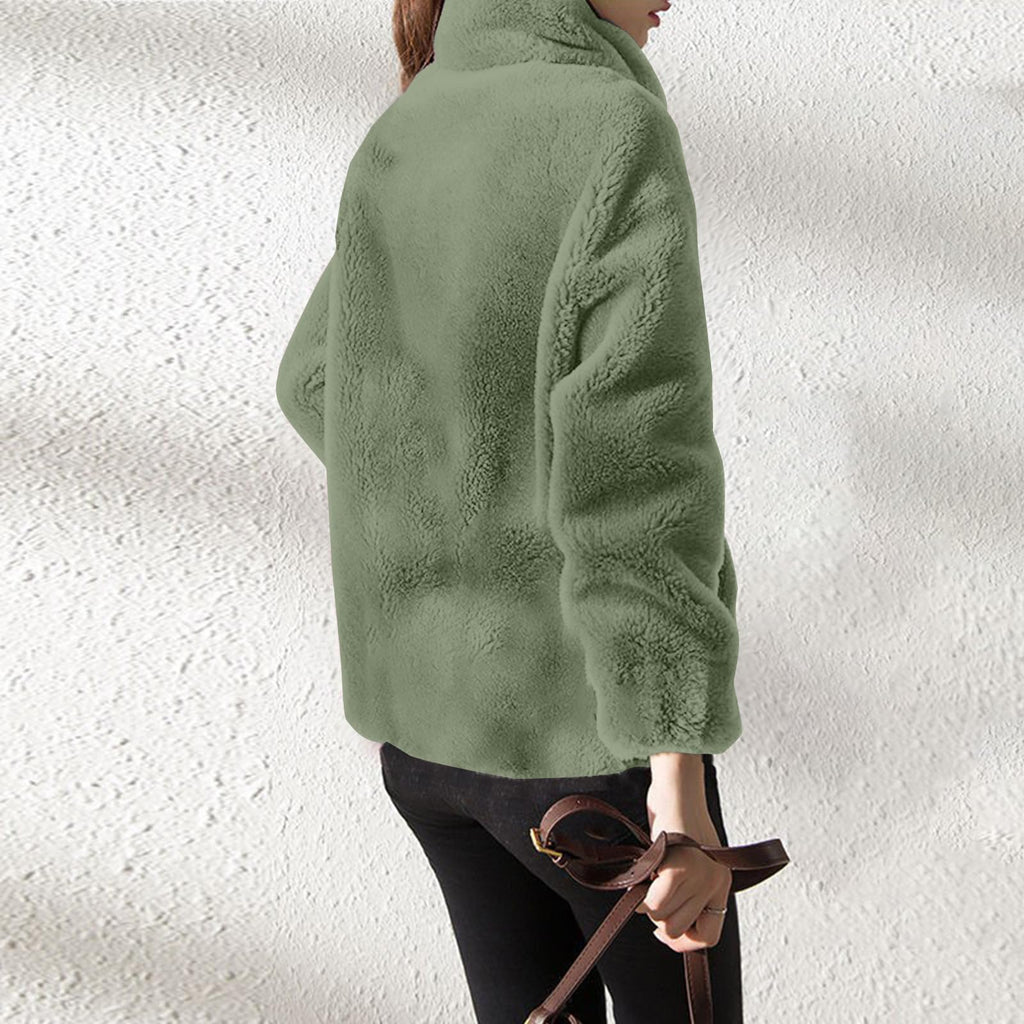 Women's Winter Fleece Jacket Winter Plus Size Transition Jacket with Hood Thermal Parka Hoodie Elegant Clothes