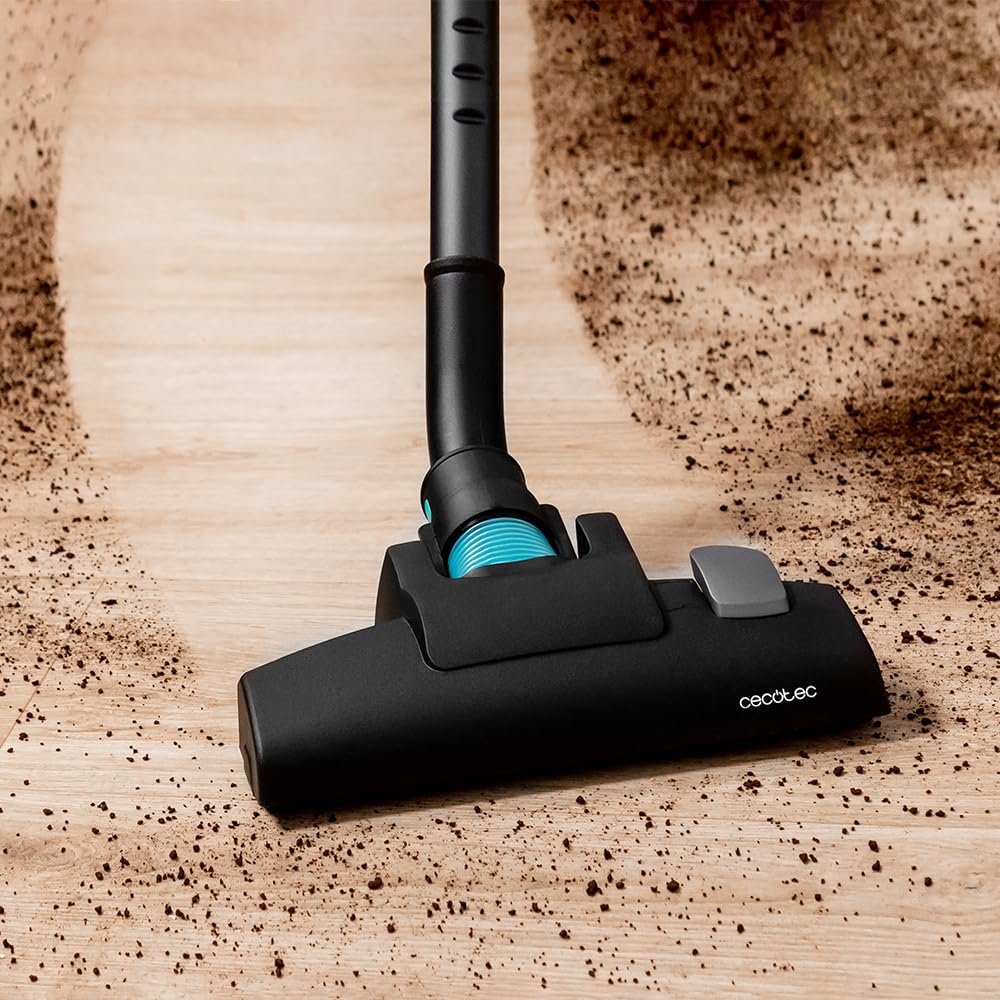 Cecotec Conga Thunderbrush 560 Upright Vacuum Cleaner, 2 in 1, 600 W, Cyclonic Technology, High Efficiency Filter, 6 Metres Radius, Includes 2 Accessories