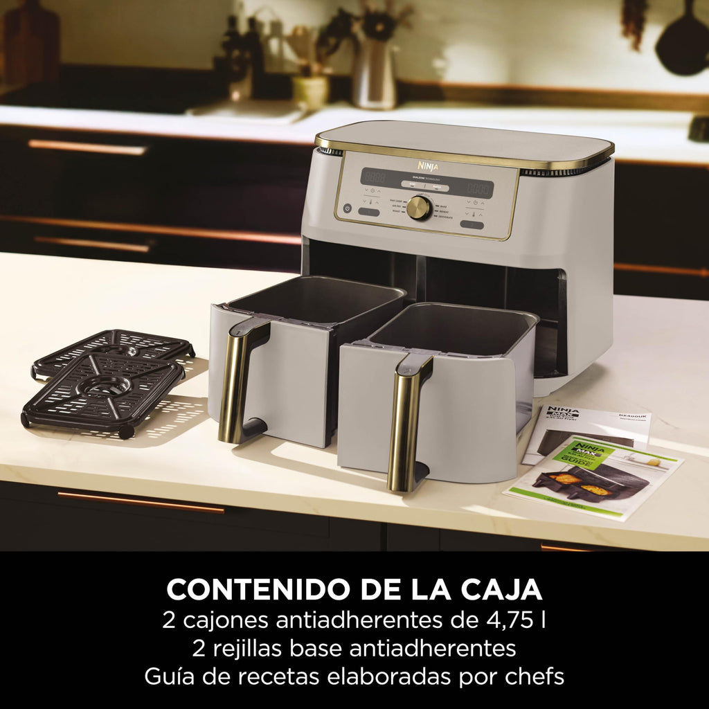 Ninja Foodi [AF300EU] Dual Zone Air Fryer, 2470 W, 7.6 liters, Plastic, Black