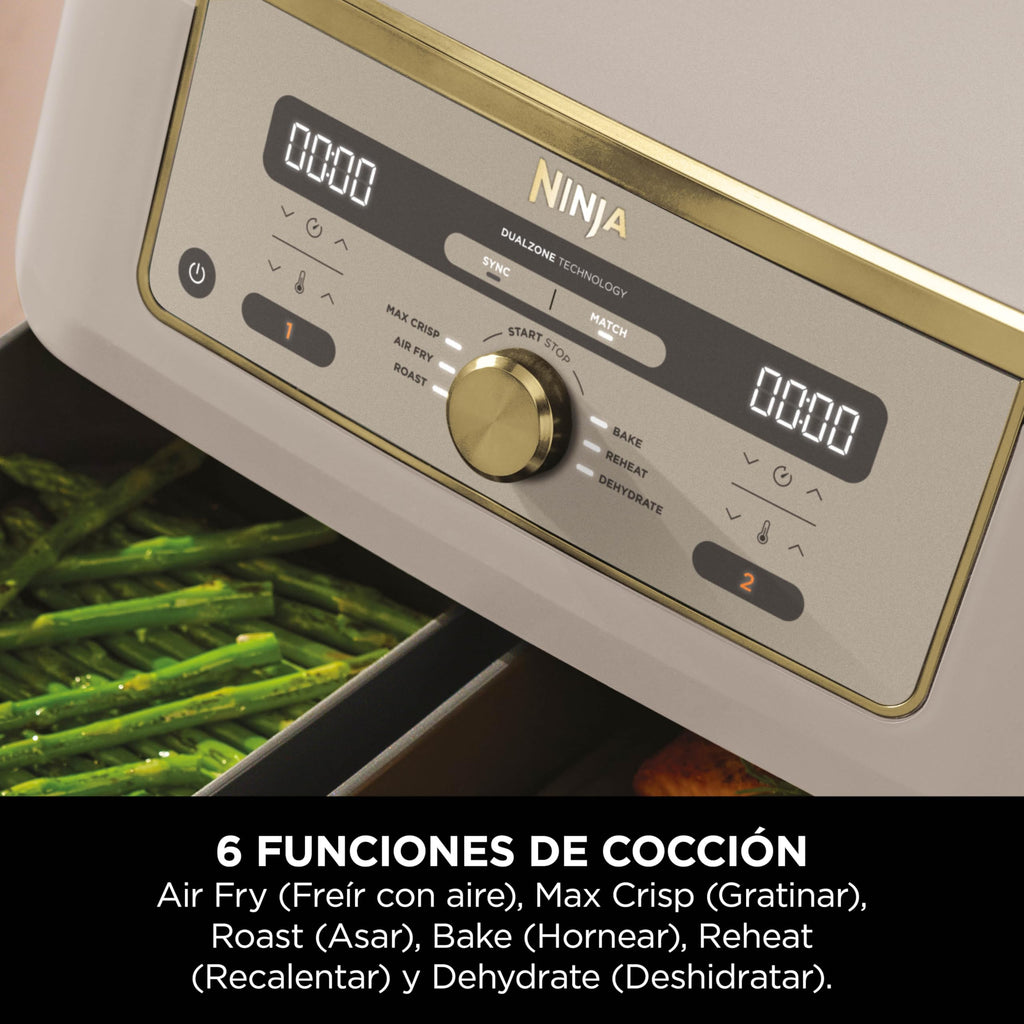 Ninja Foodi [AF300EU] Dual Zone Air Fryer, 2470 W, 7.6 liters, Plastic, Black