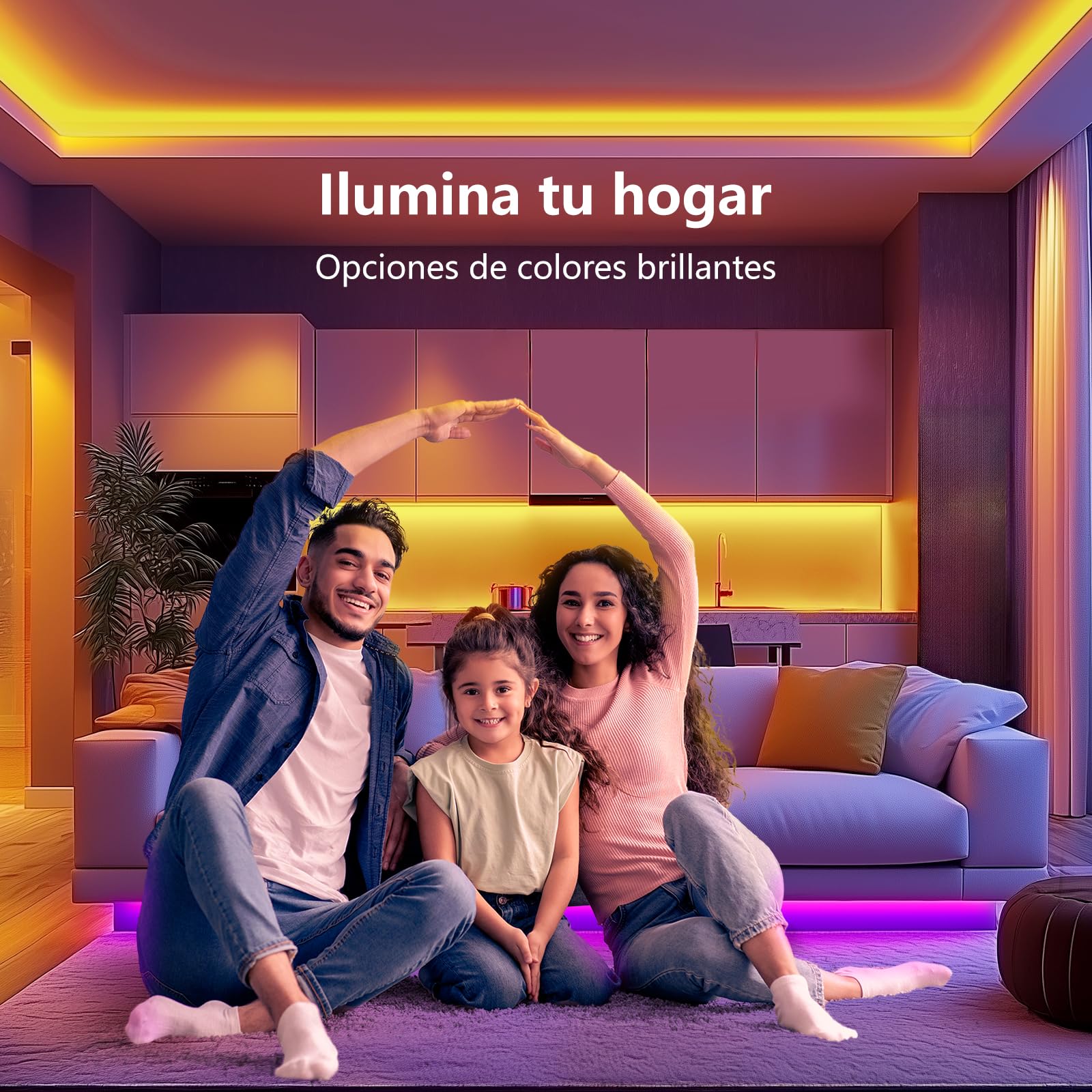 LED Strips 20 Metres RGB 5050, LED Lights with App and Controller, Sync with Music, Ideal for LED Lights, Room Lights, Party Decoration and Christmas (10 m x 2)