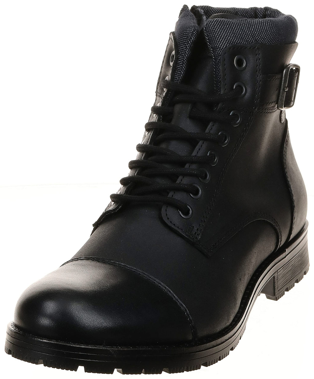 JACK & JONES Jfwalbany Leather Anthracite STS, Men's Chukka Boots