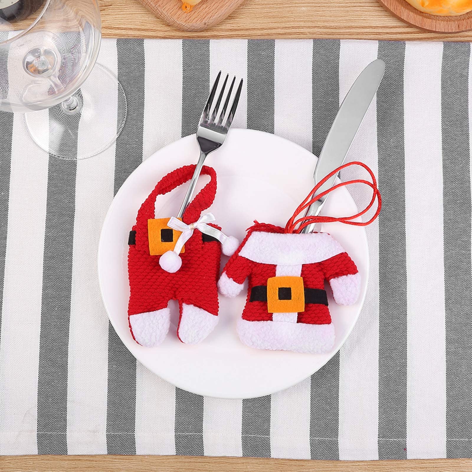 Uten Christmas Cutlery, 2/6pcs (Christmas Costumes-6pcs)