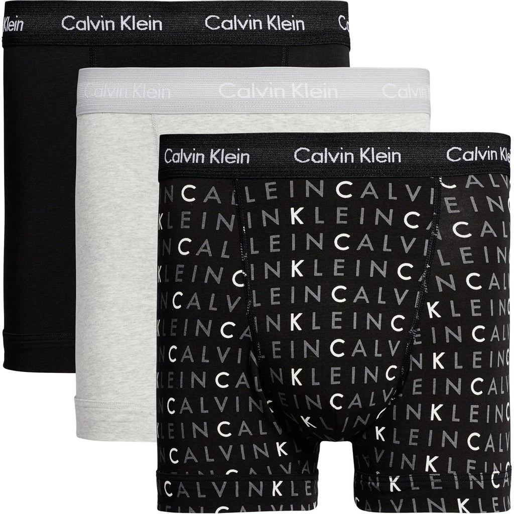 Calvin Klein Men's Boxer Briefs Pack of 3 Trunks Underwear