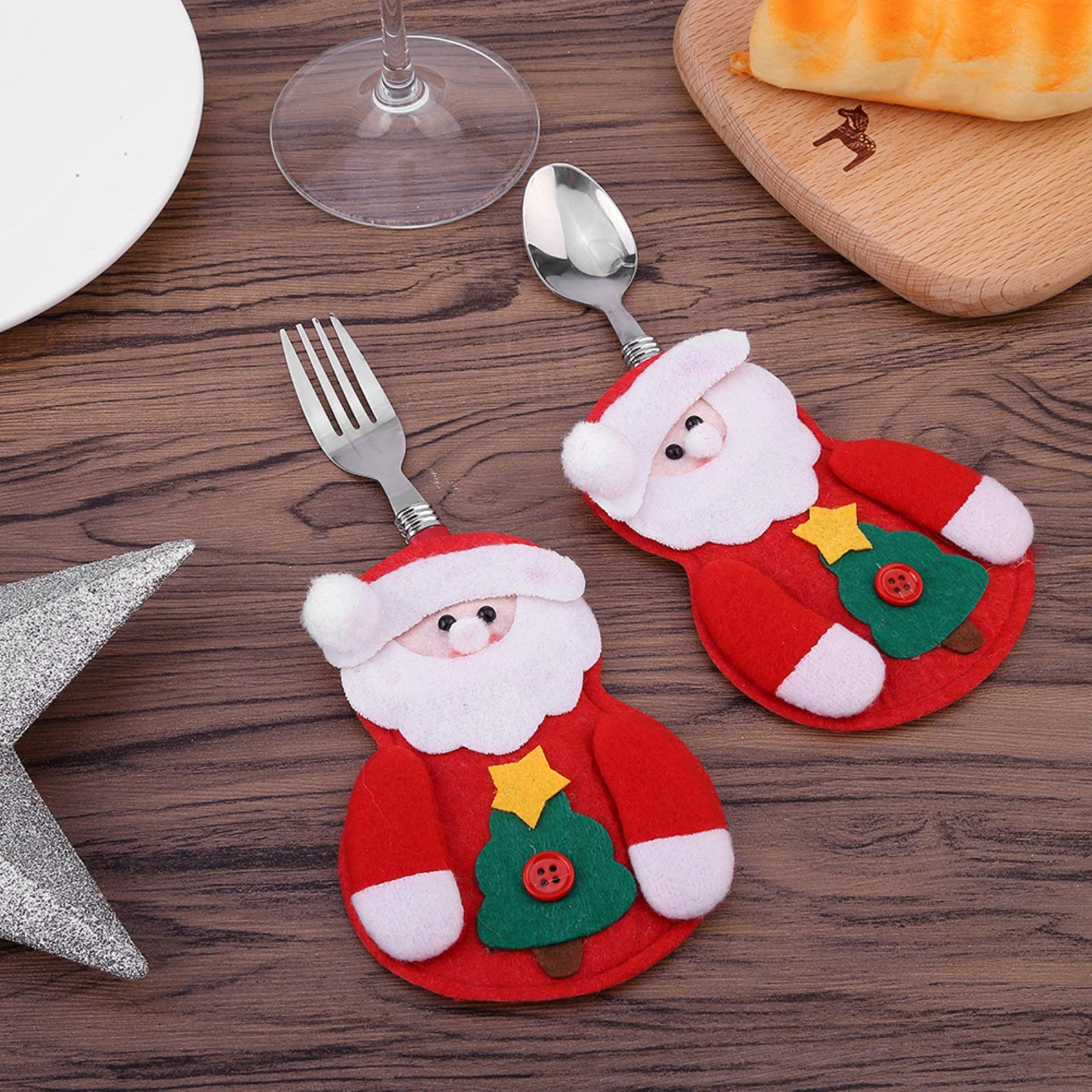 Uten Christmas Cutlery, 2/6pcs (Christmas Costumes-6pcs)