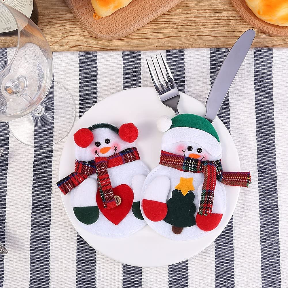 Uten Christmas Cutlery, 2/6pcs (Christmas Costumes-6pcs)