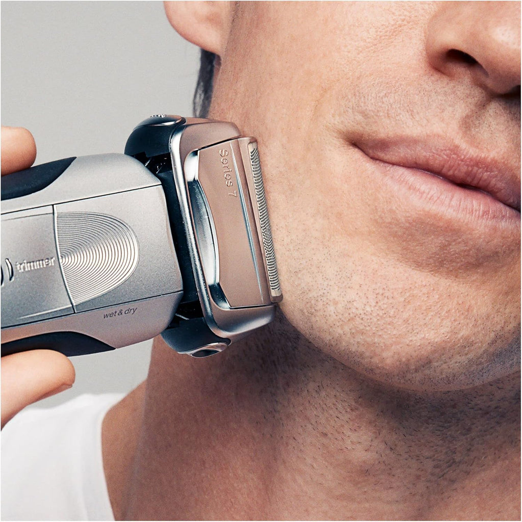 Braun Series 7 Replacement Head 70S Original for Men's Electric Shaver, Compatible with Series 7 Shavers, Made in Germany, Silver