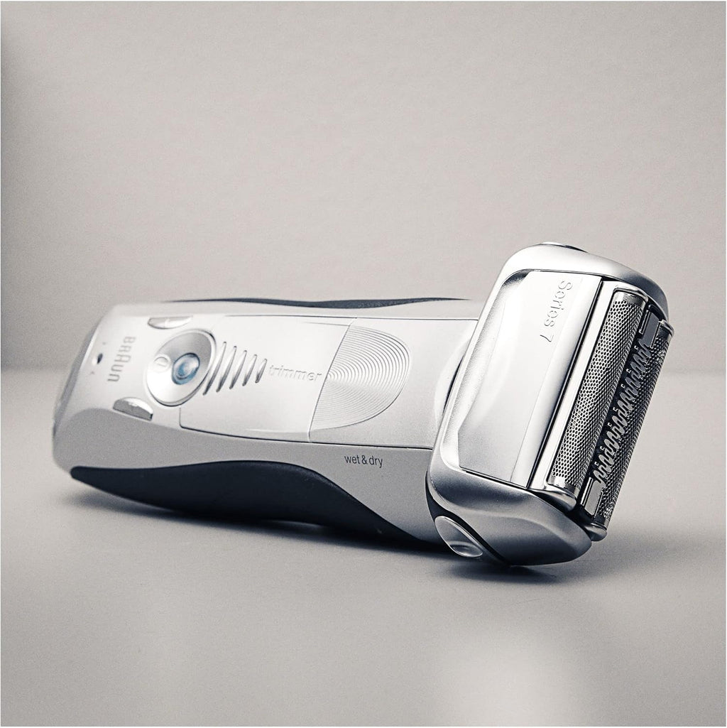Braun Series 7 Replacement Head 70S Original for Men's Electric Shaver, Compatible with Series 7 Shavers, Made in Germany, Silver