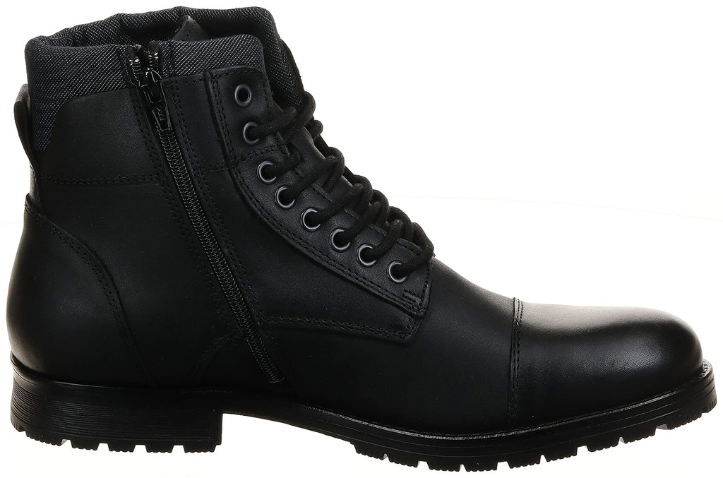 JACK & JONES Jfwalbany Leather Anthracite STS, Men's Chukka Boots