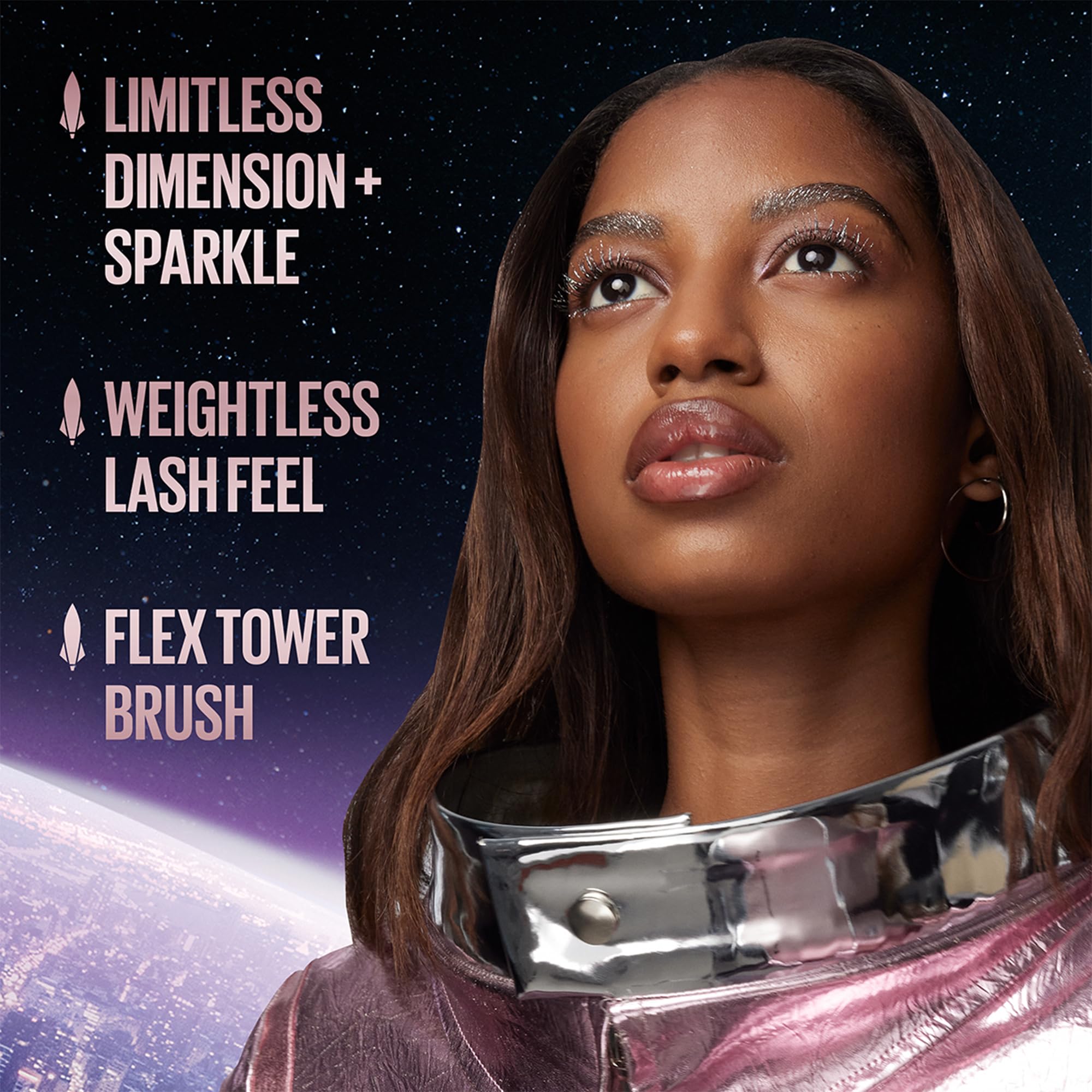 Maybelline New York Lash Sensational Sky High Mascara with Flexible Brush and Bamboo Extract, Extreme Volume and Length for Long and Defined Eyelashes, 5ml, Shade 01, Black