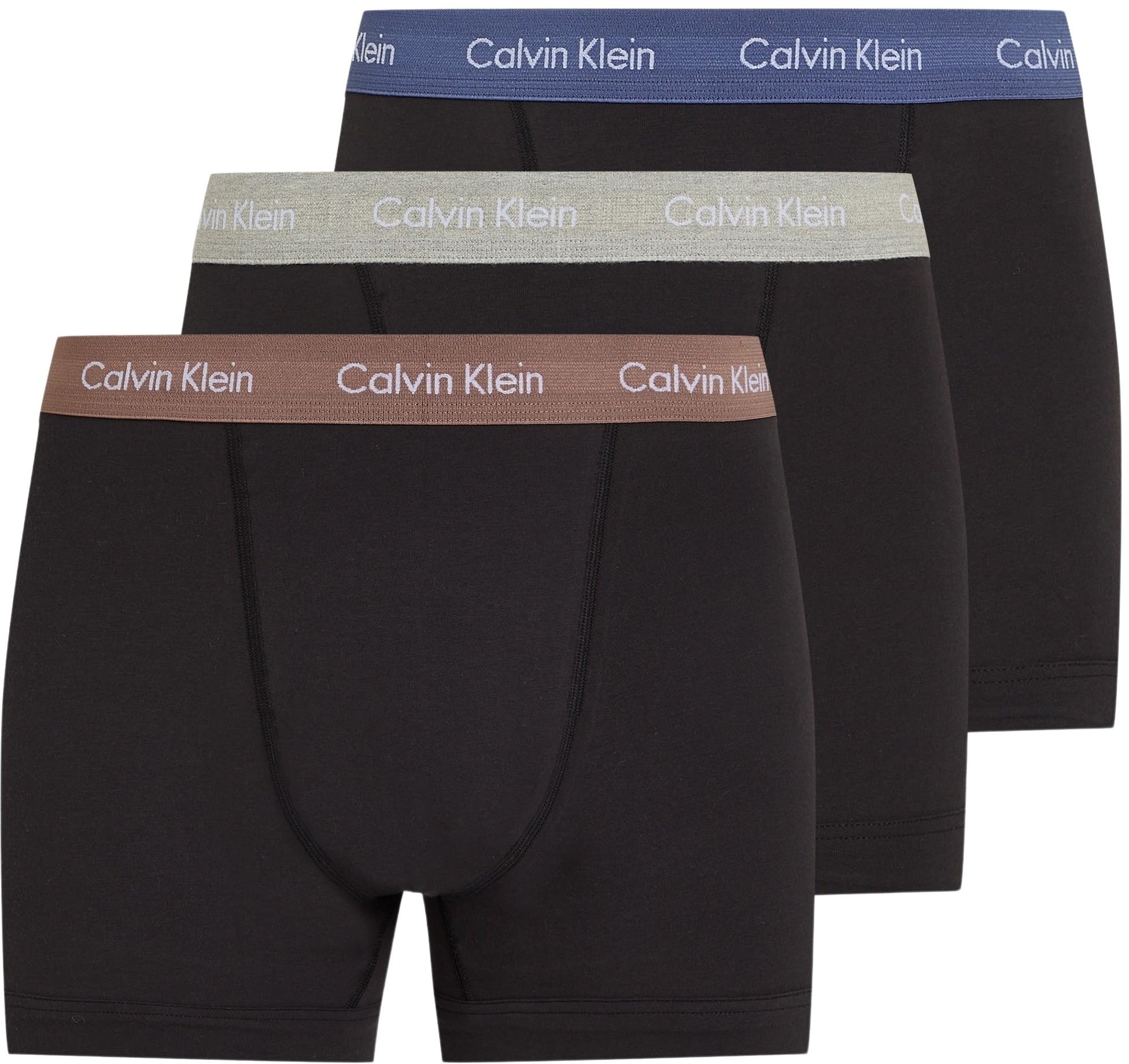 Calvin Klein Men's Boxer Briefs Pack of 3 Trunks Underwear