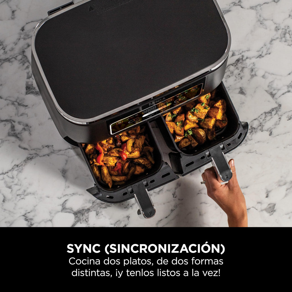 Ninja Foodi [AF300EU] Dual Zone Air Fryer, 2470 W, 7.6 liters, Plastic, Black