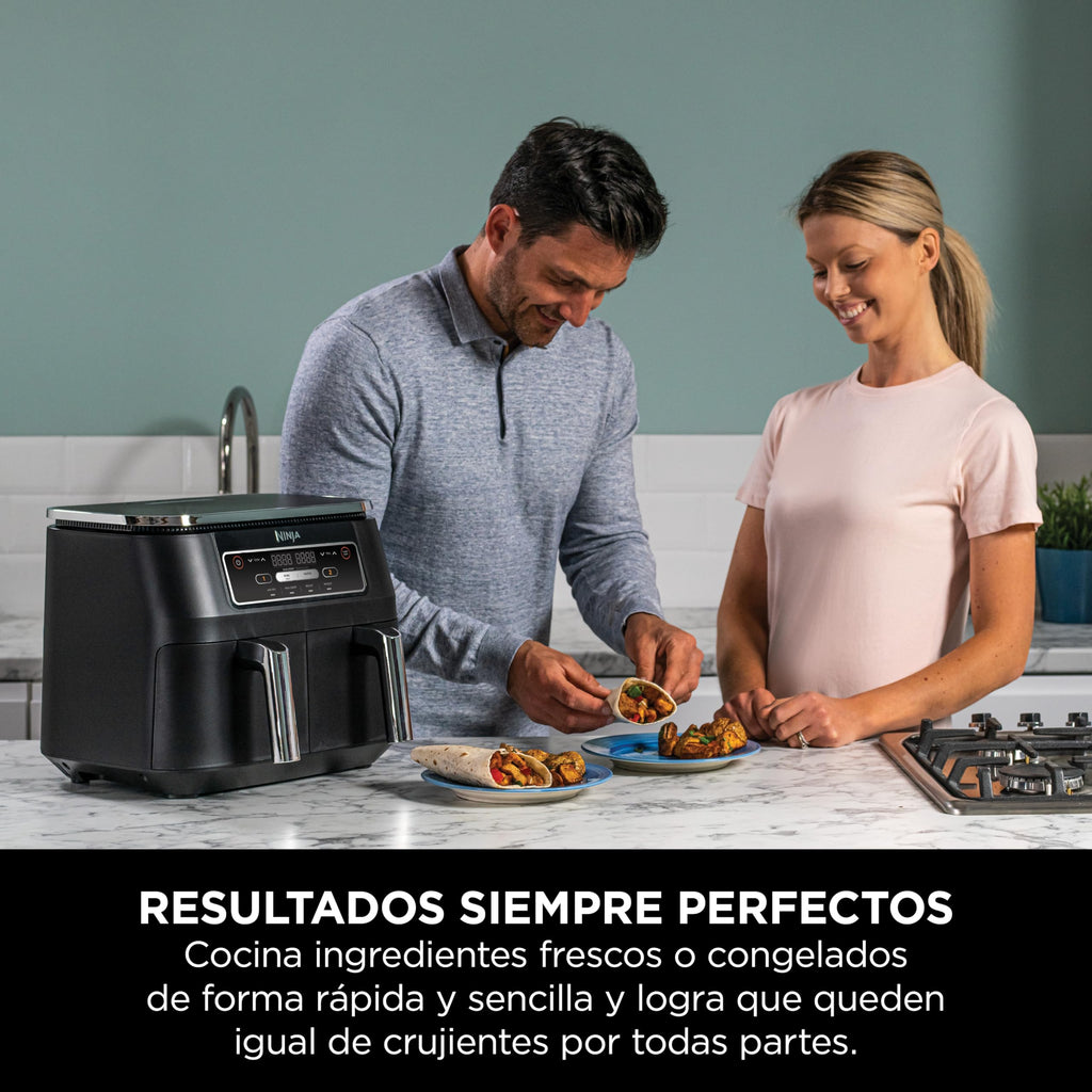 Ninja Foodi [AF300EU] Dual Zone Air Fryer, 2470 W, 7.6 liters, Plastic, Black