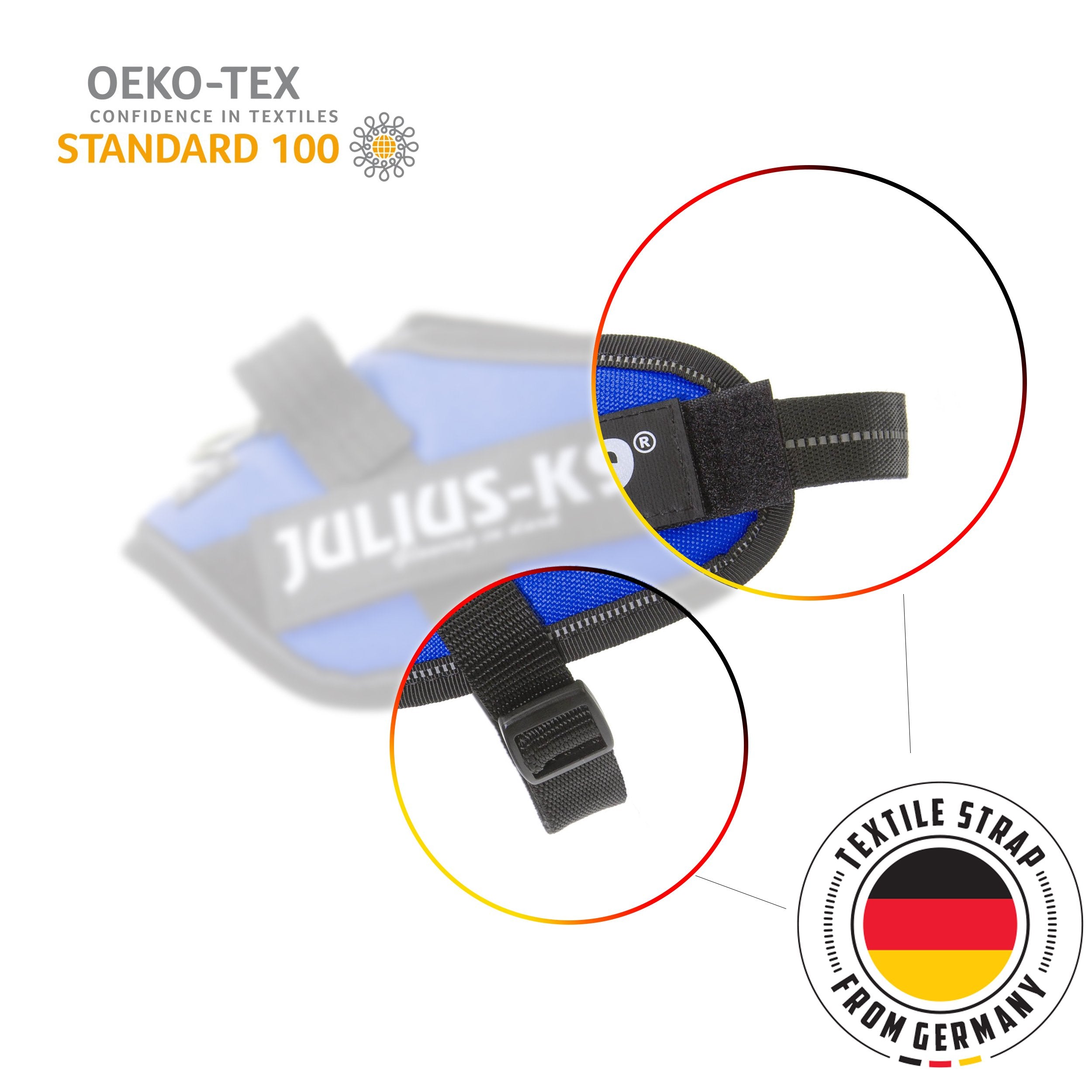 JULIUS-K9 JULIUS-K9 IDC Harness, 0/M-L, 58-76cm/40mm, Camouflage, Dog