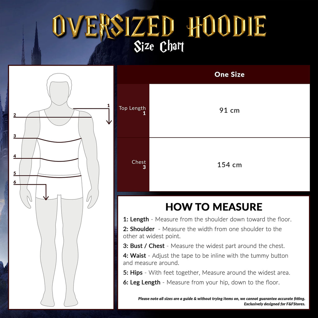 Harry Potter Women's Sweatshirt, Fleece Blanket Robe, Women's Oversized Sweatshirt with Fleece Hood, Original Gifts for Women