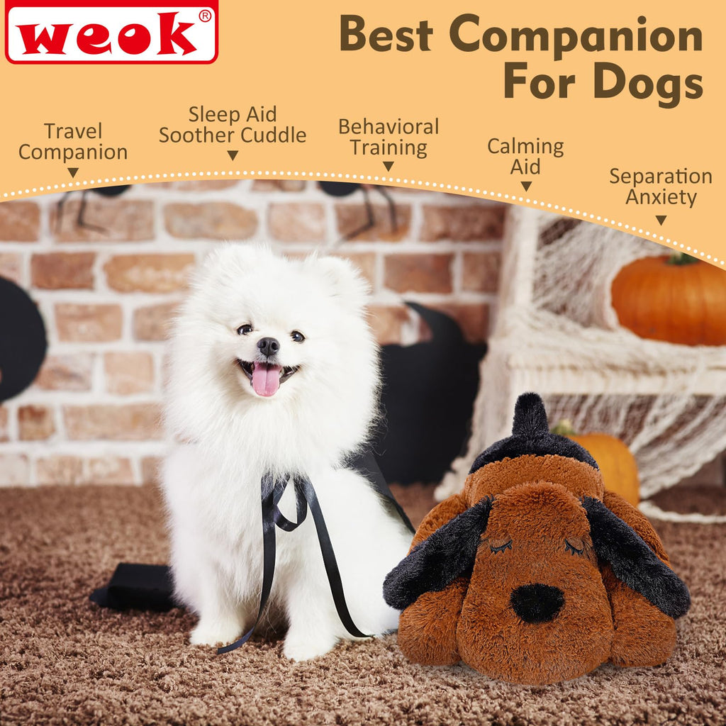 Puppy Heartbeat Toy, Separation Anxiety Relief Toy, Puppy Heartbeat Calming Plush Toy for Anxiety and Behavior