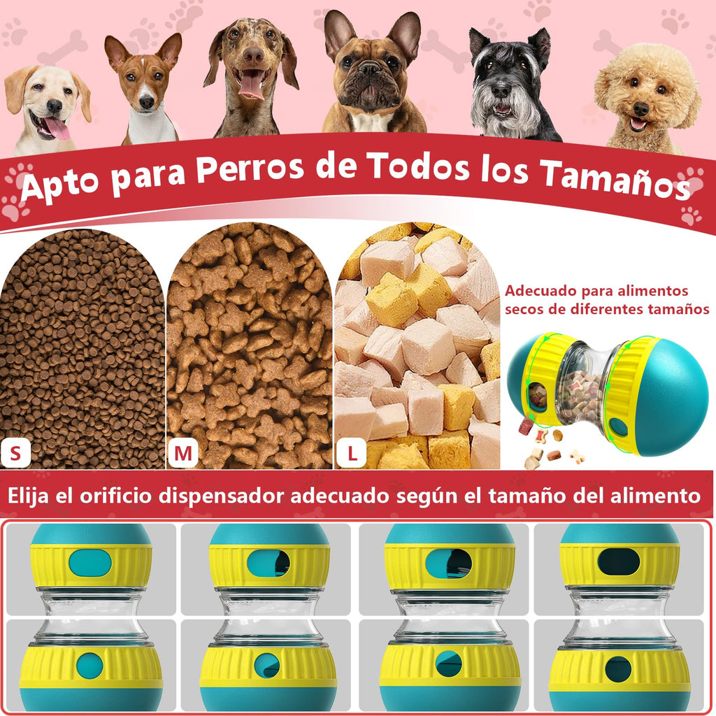 Interactive Dog Toy, Indestructible Puppy Toy, Dog Slow Feeder Improve Digestion, Food Dispenser for Large and Medium Breeds