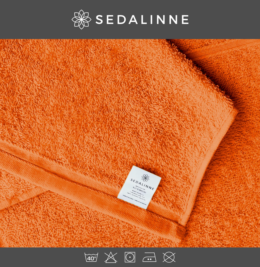 500 g Plain Full Bath Towel Set – Large and Small Terry Towels, 100% Cotton – Pack (2 Washbasin + 2 Shower) – High Absorption – Cotton Towel – Grass