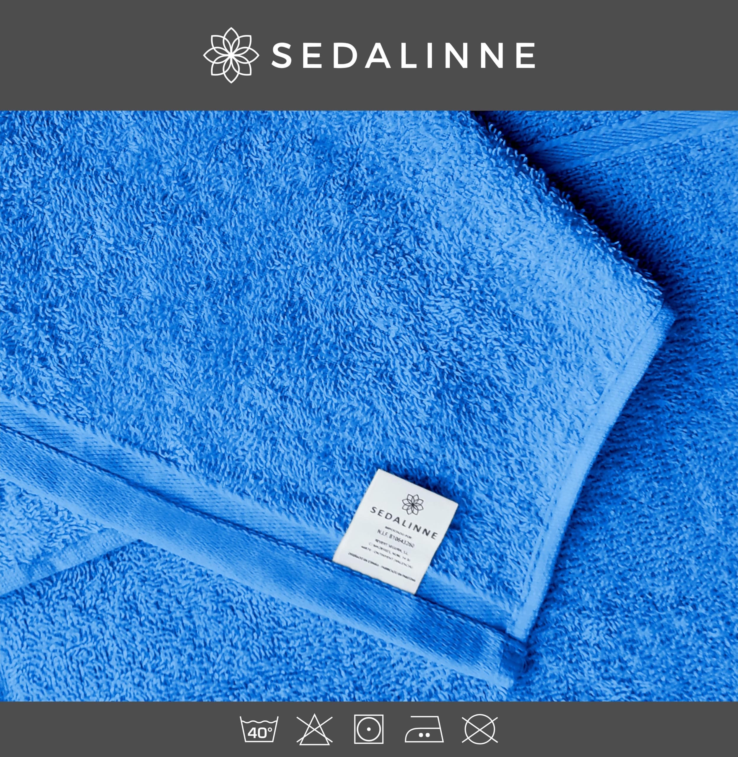 500 g Plain Full Bath Towel Set – Large and Small Terry Towels, 100% Cotton – Pack (2 Washbasin + 2 Shower) – High Absorption – Cotton Towel – Grass