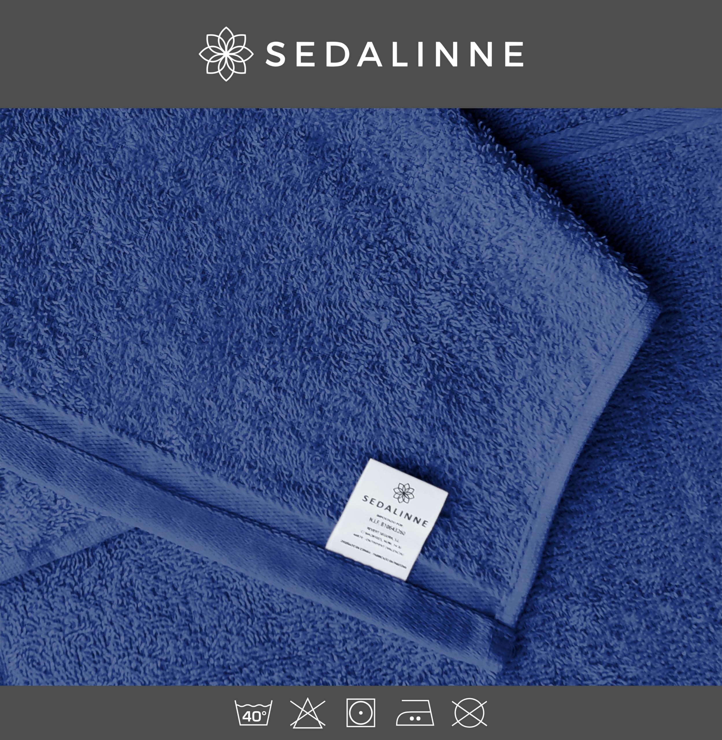 500 g Plain Full Bath Towel Set – Large and Small Terry Towels, 100% Cotton – Pack (2 Washbasin + 2 Shower) – High Absorption – Cotton Towel – Grass