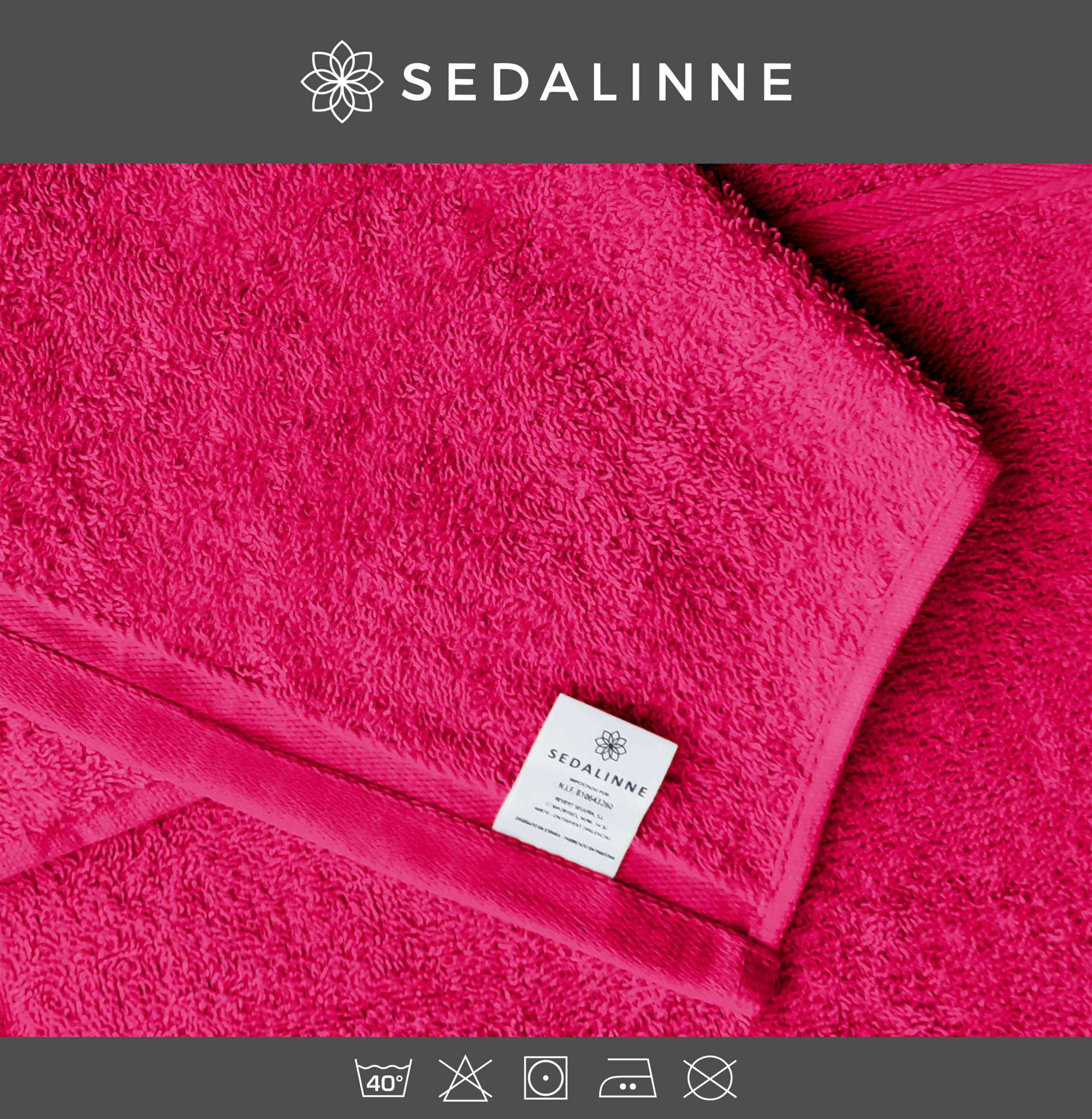 500 g Plain Full Bath Towel Set – Large and Small Terry Towels, 100% Cotton – Pack (2 Washbasin + 2 Shower) – High Absorption – Cotton Towel – Grass