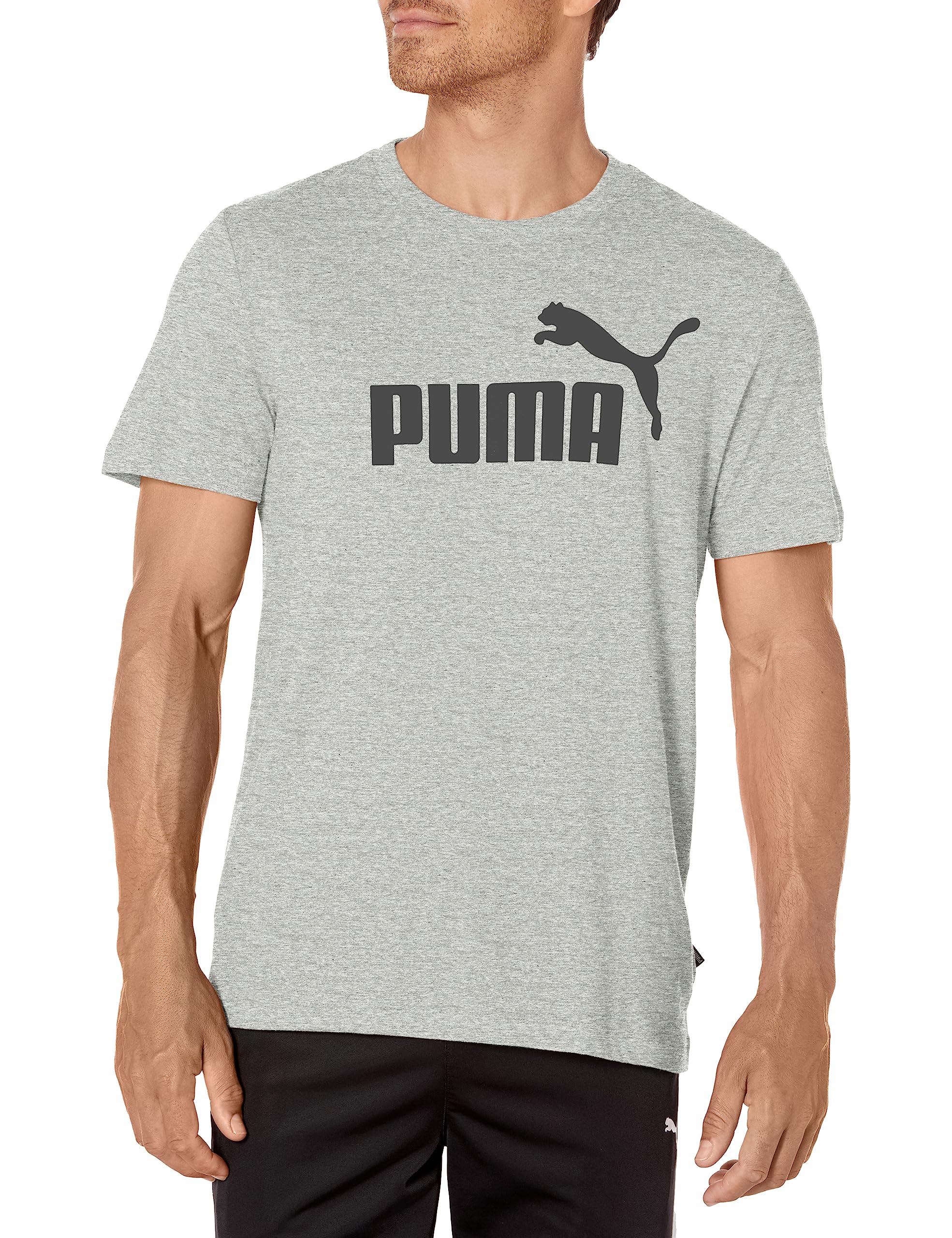 PUMA ESS Logo tee Men's Sports T-Shirt (Pack of 1)