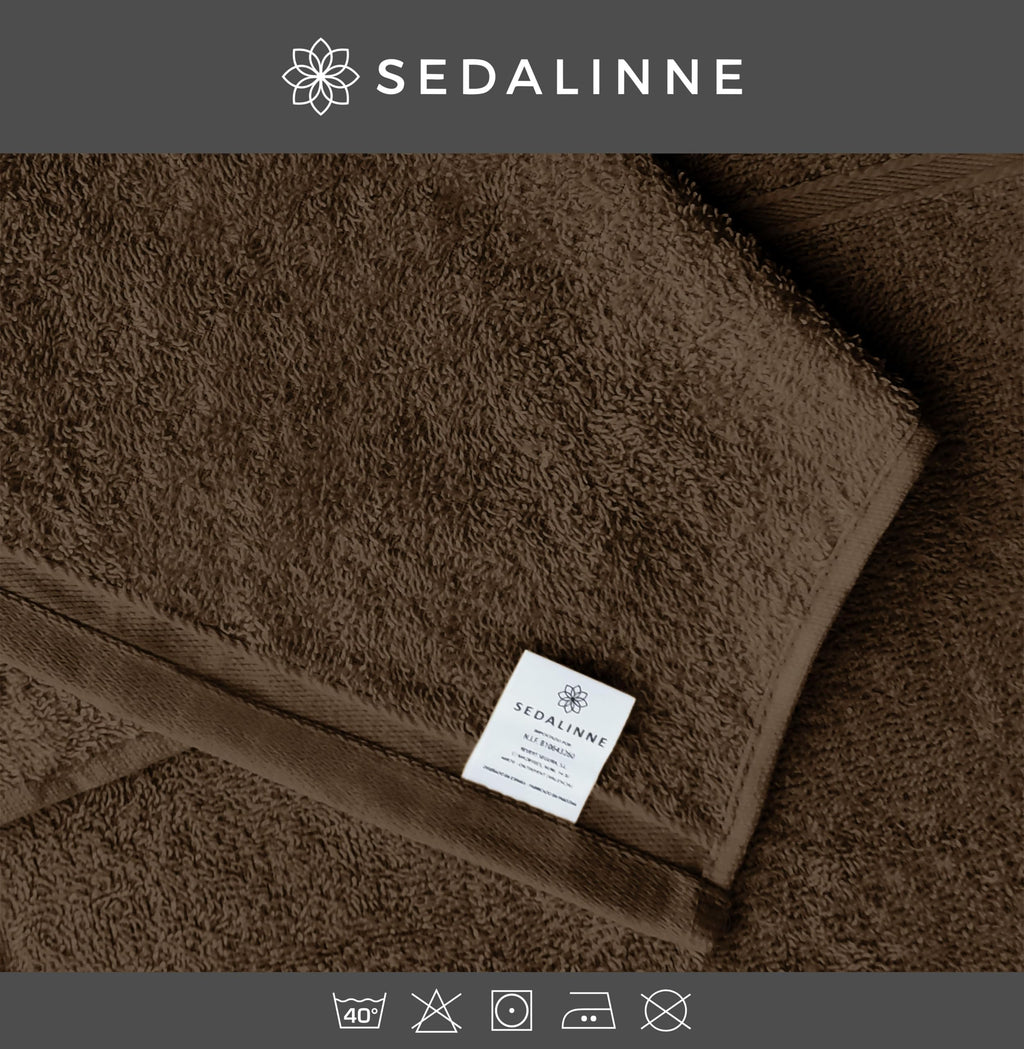 500 g Plain Full Bath Towel Set – Large and Small Terry Towels, 100% Cotton – Pack (2 Washbasin + 2 Shower) – High Absorption – Cotton Towel – Grass