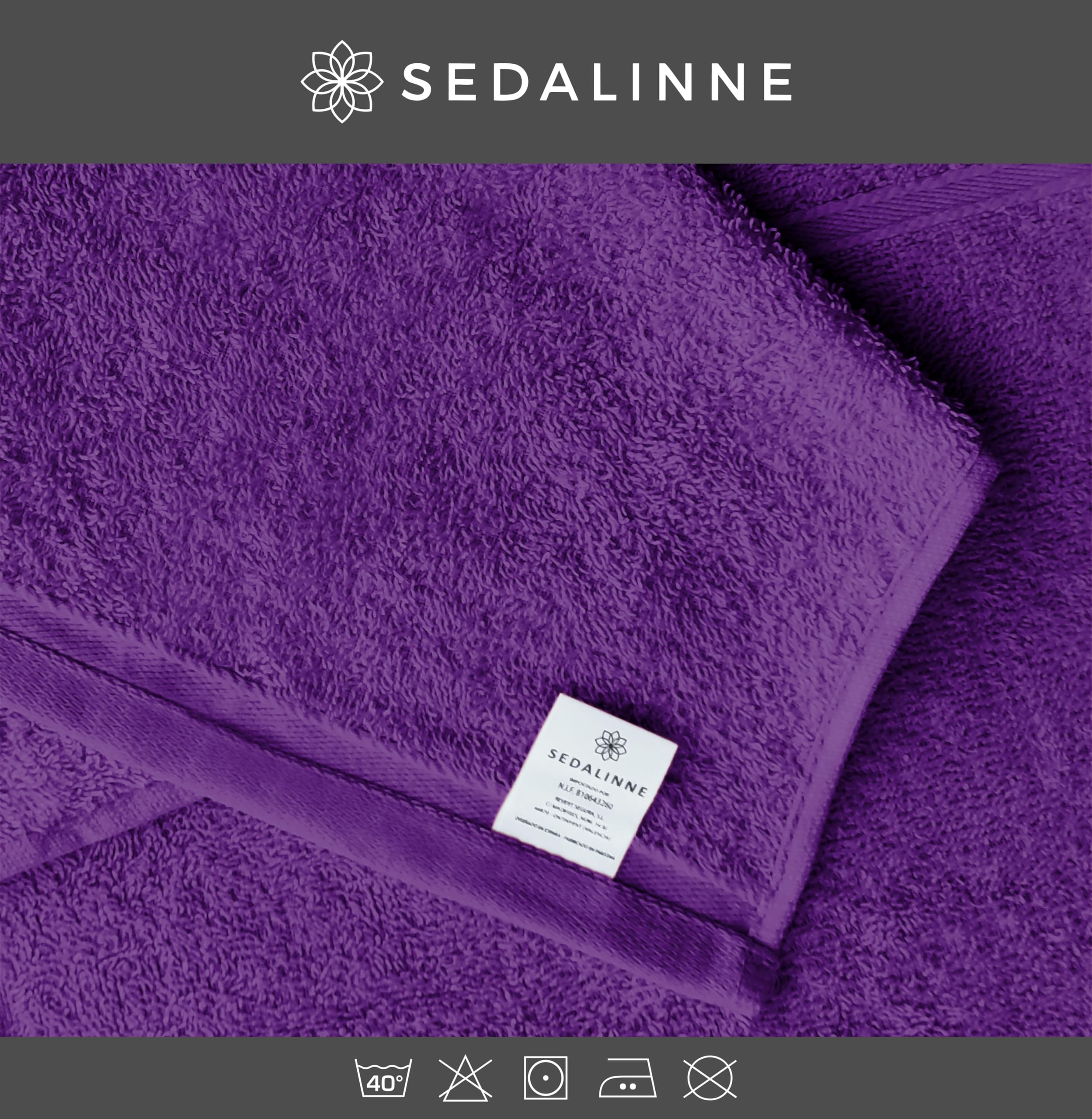 500 g Plain Full Bath Towel Set – Large and Small Terry Towels, 100% Cotton – Pack (2 Washbasin + 2 Shower) – High Absorption – Cotton Towel – Grass