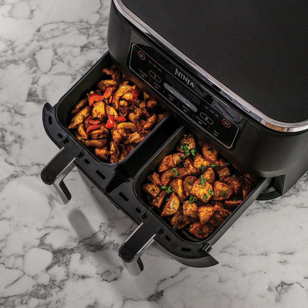 Ninja Foodi [AF300EU] Dual Zone Air Fryer, 2470 W, 7.6 liters, Plastic, Black