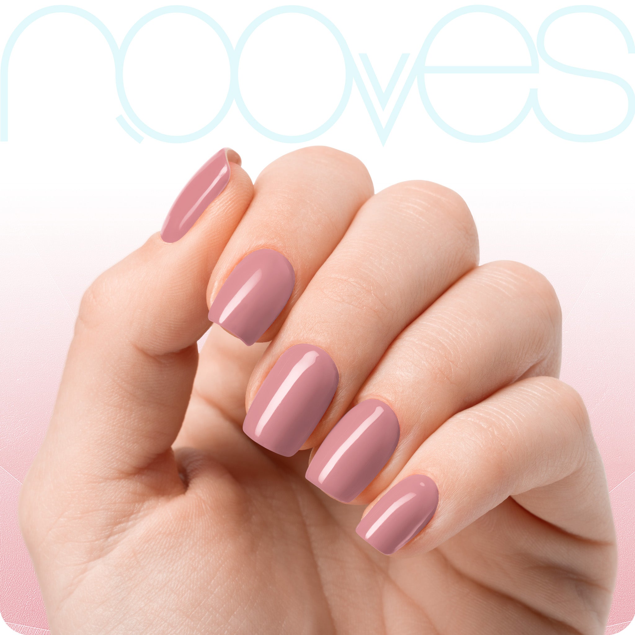 Láminas de Gel - Dusty Rose  - Nooves Nails