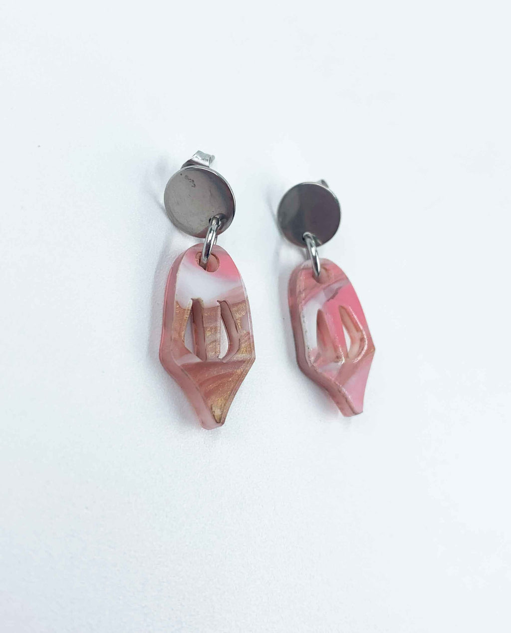 Pendientes cara rosa