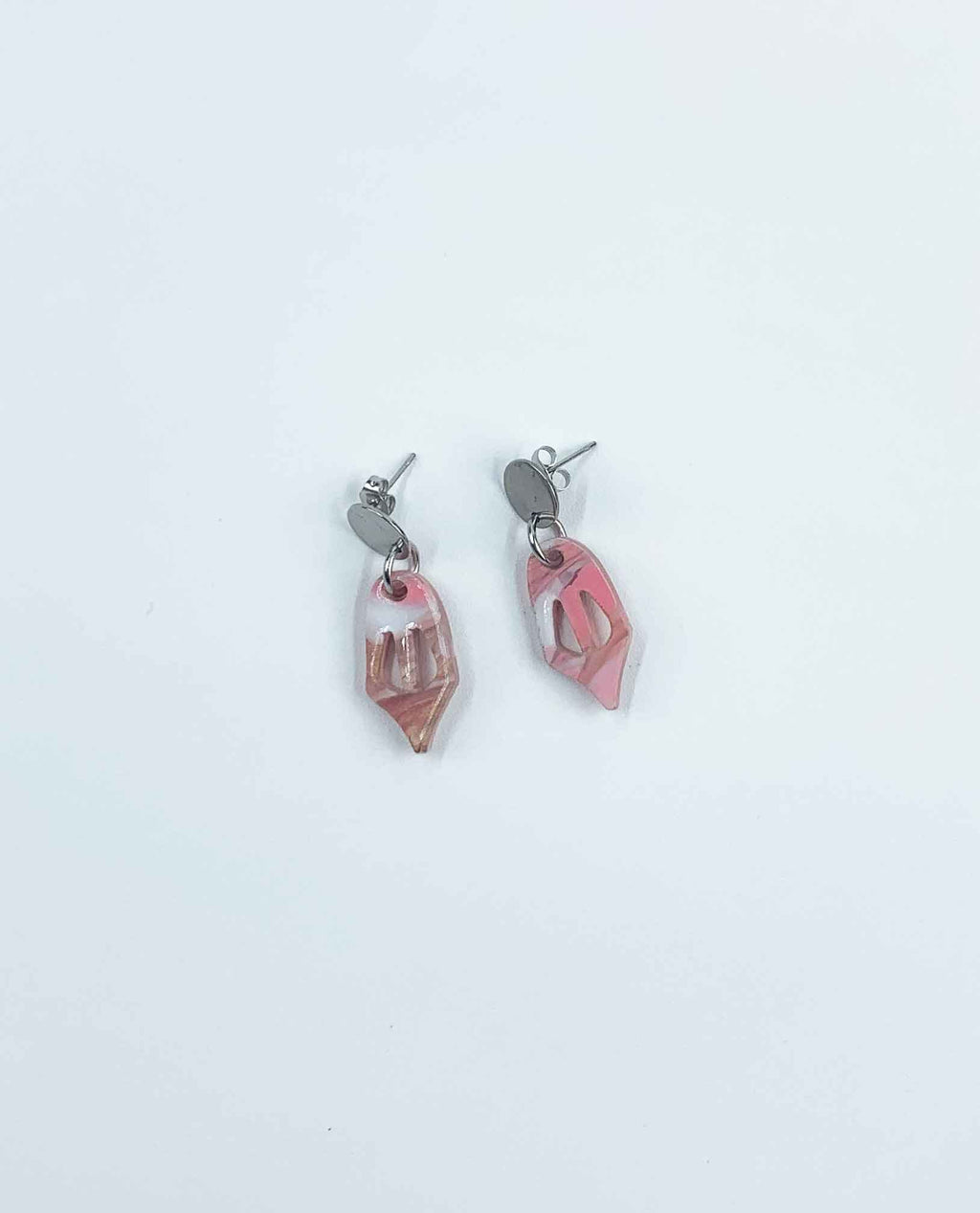 Pendientes cara rosa