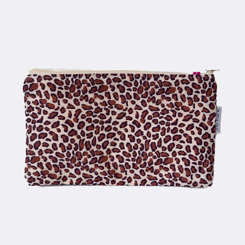 ESTUCHE ANIMAL PRINT TEJA